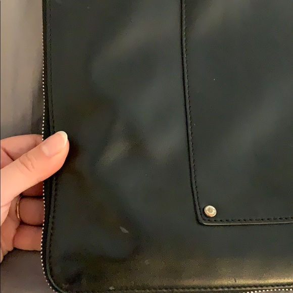 Reversible black leather Rudsak bag - Picture 8 of 10